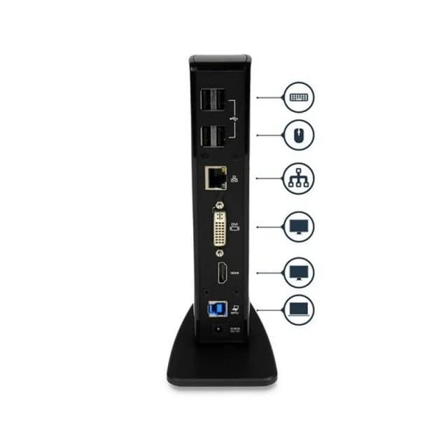 Detalle de StarTech Docking Station USB 3.0 docking 2 monitores 1920x1200