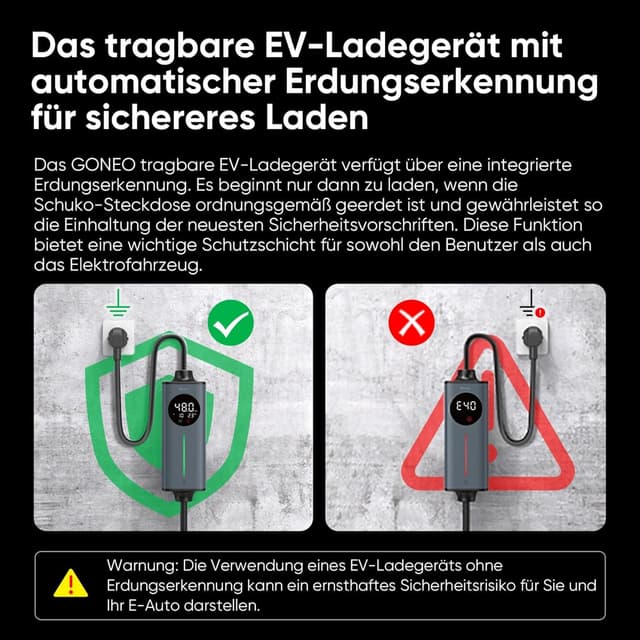 Thumbnail 2 de GONEO Typ 2 Ladekabel Schuko 3,68 kW