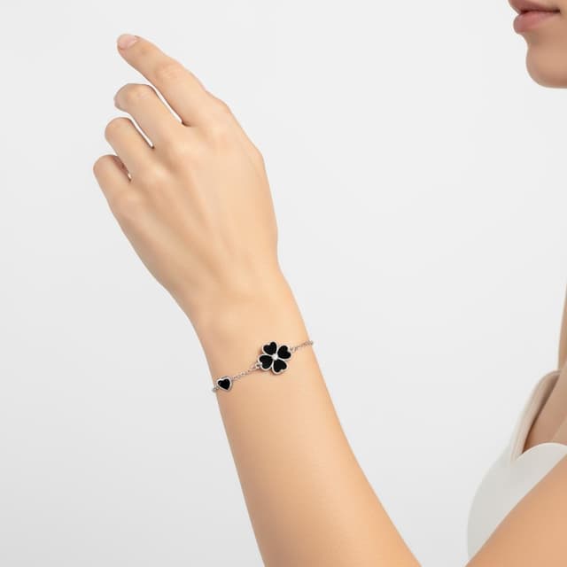 Thumbnail 6 de Yinsen Kleeblatt-Armband Damen aus 925 Sterling Silber (glücksbringe) in Geschenkbox