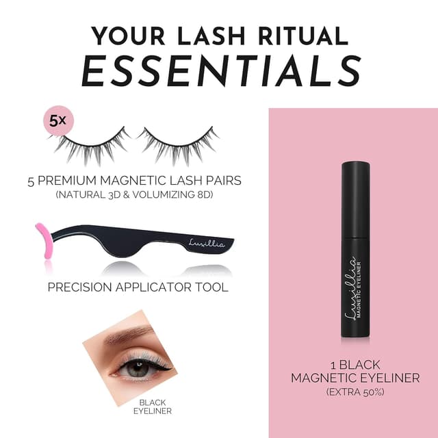 Detalle de Luxillia Magnetic Lash Kit, 7-Piece