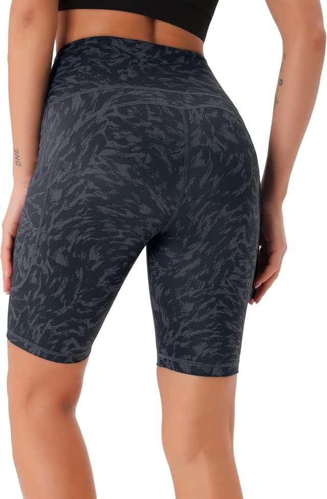 Detalle de Persit Damen kurze Leggings – blickdichte Radlerhose mit Taschen