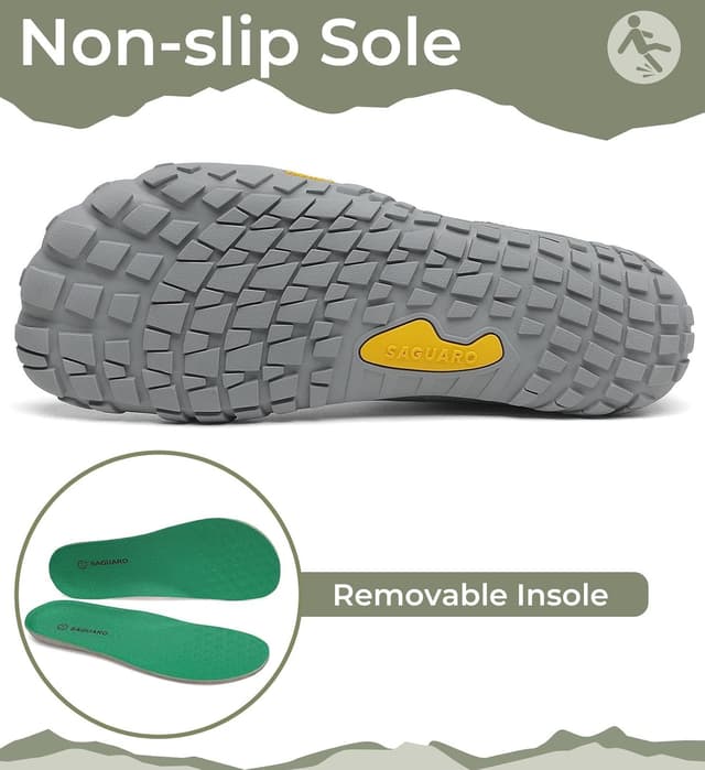 Detalle de SAGUARO Unisex Barfußschuhe für Indoor & Outdoor Fitness (Gr. 36–48)