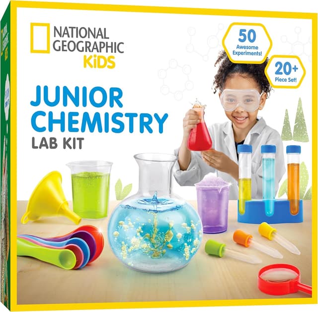 Detalle de Blue Marble National Geographic Junior Chemistry Set (50 Experiments) for Kids 4–6