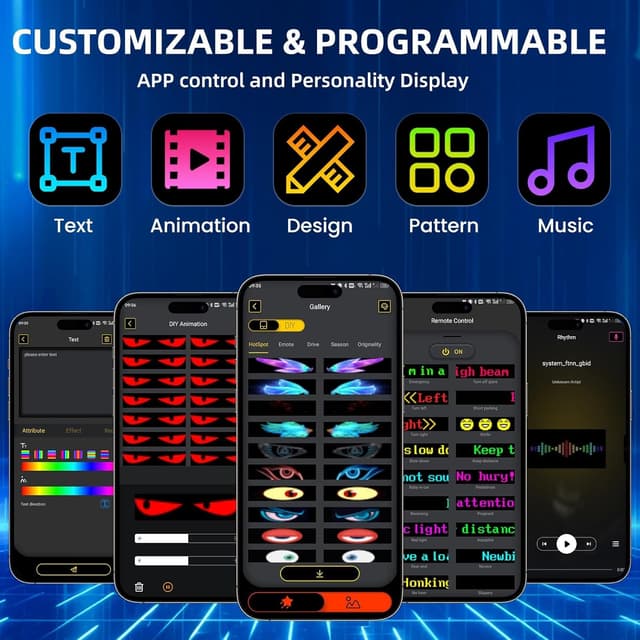 Detalle 2 de Keyzone 6.81 x 2.75 LED matrix sign