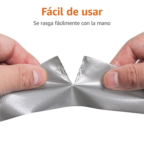 Detalle de Amazon Basics Cinta aislante resistente 4,77 cm x 27,43 m