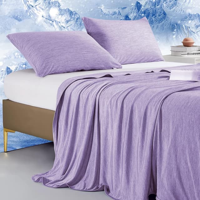 Detalle de Marchpower Arc-Chill 3.0 couverture de refroidissement double face 200 x 220 cm (Q-Max > 0,5) – violet