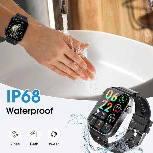 Thumbnail 6 de STECEi Smart Watch for Men & Women with Bluetooth Calling, 1.85" HD Curved Screen and IP68