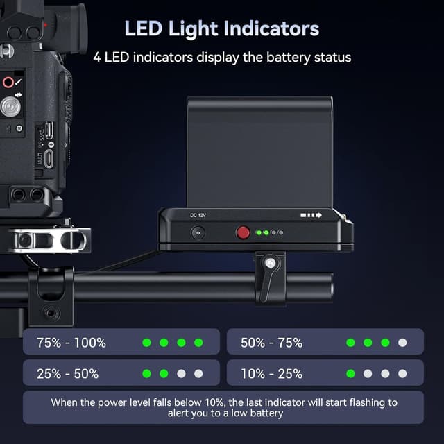 Detalle 2 de SmallRig NP-FZ100 Akku Adapterplatte
