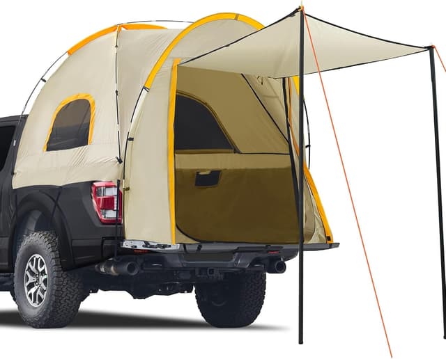 Detalle de Pickup Truck Tent with Awning Shade (Waterproof PU5000mm) for 6.4-6.7 FT Truck Beds