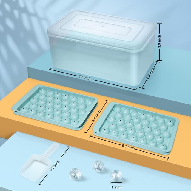 Thumbnail 6 de WIBIMEN Ice Cube Tray 1" — 2 Pack