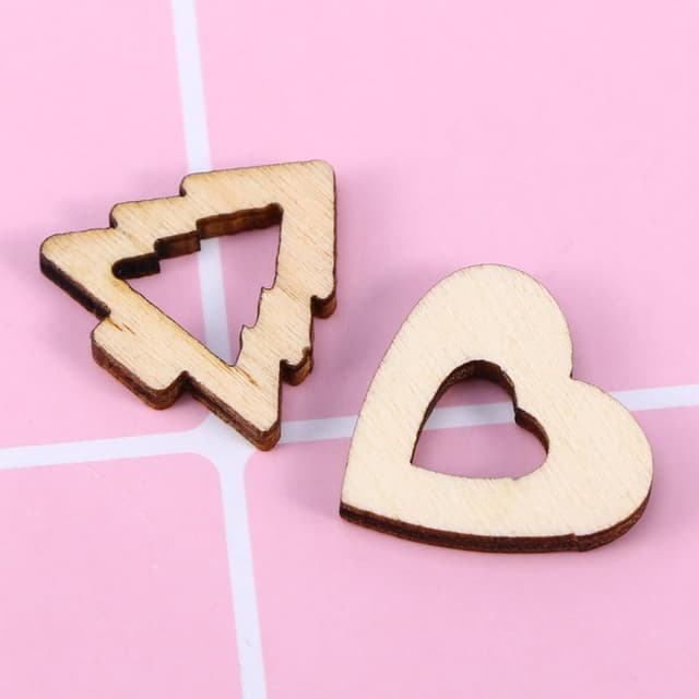 Thumbnail 4 de SUPVOX Holzscheiben Mix 100 Stück — Bastel-Deko 🎨