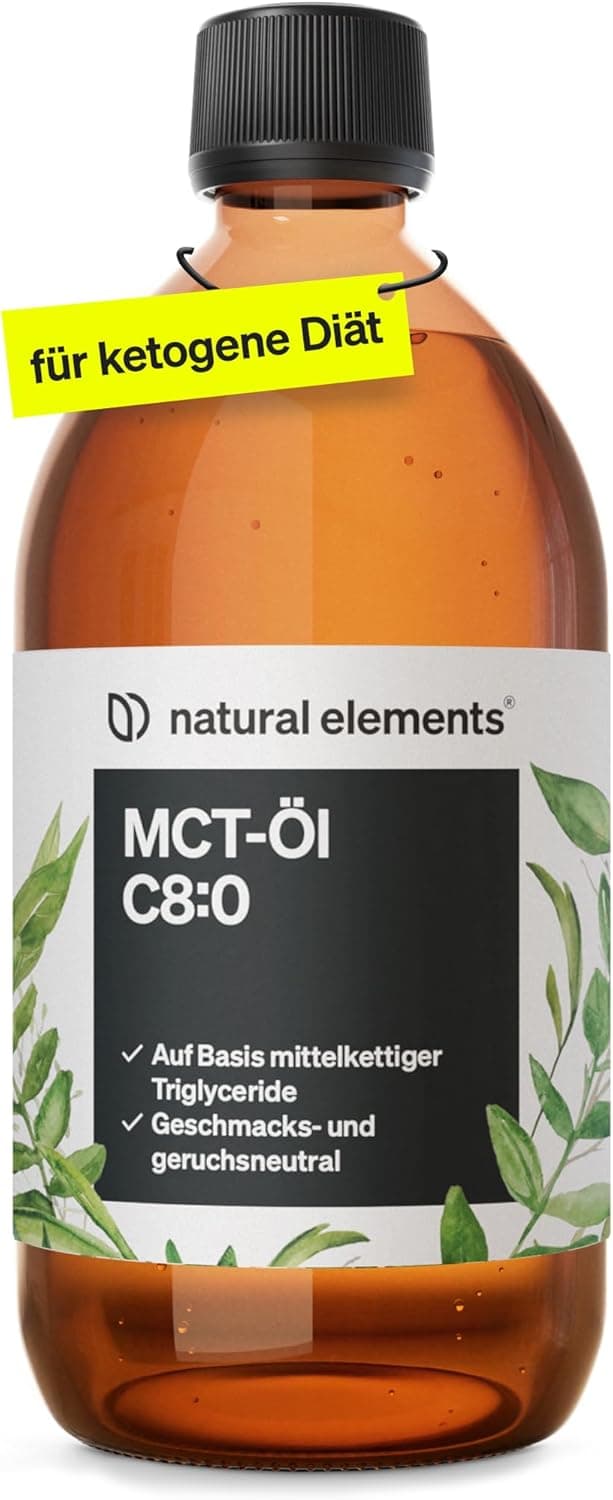 Imagen de natural elements MCT‑Öl C8 500 ml – MCT‑Öl en OfertitasTOP