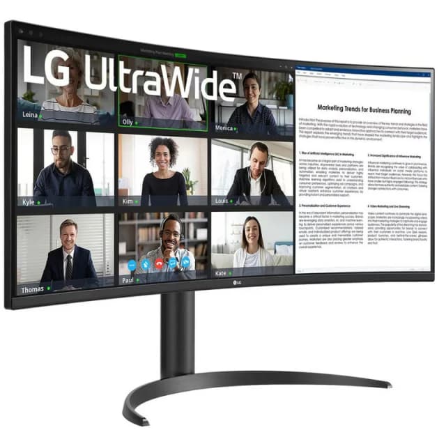 Thumbnail 3 de LG 34WR55QK-B monitor UltraWide 34"