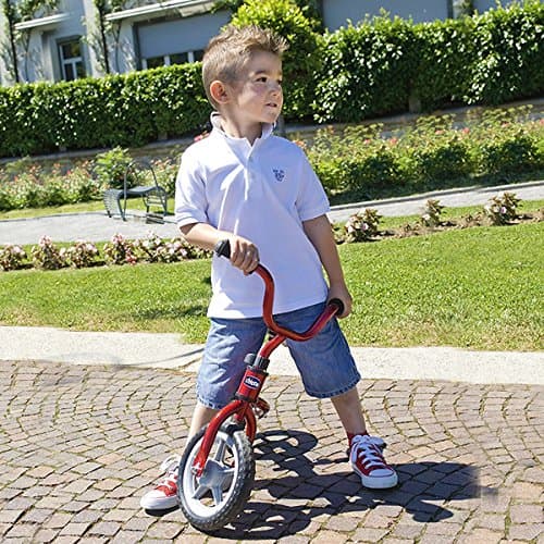 Detalle de Chicco Bicicleta Niño sin pedales First Bike (2-5 años) roja, manillar y sillín ajustables