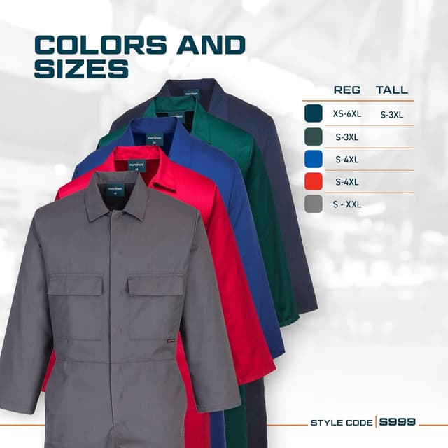 Thumbnail 2 de Portwest S999 tuta da lavoro verde XXL 👷