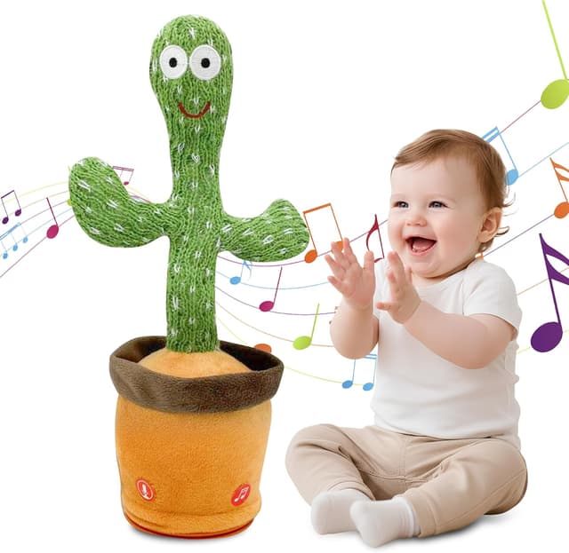 Detalle de Ava's Toys Talking Dancing Cactus toy for toddlers