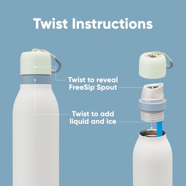 Thumbnail 3 de Owala FreeSip Twist 24 oz insulated bottle