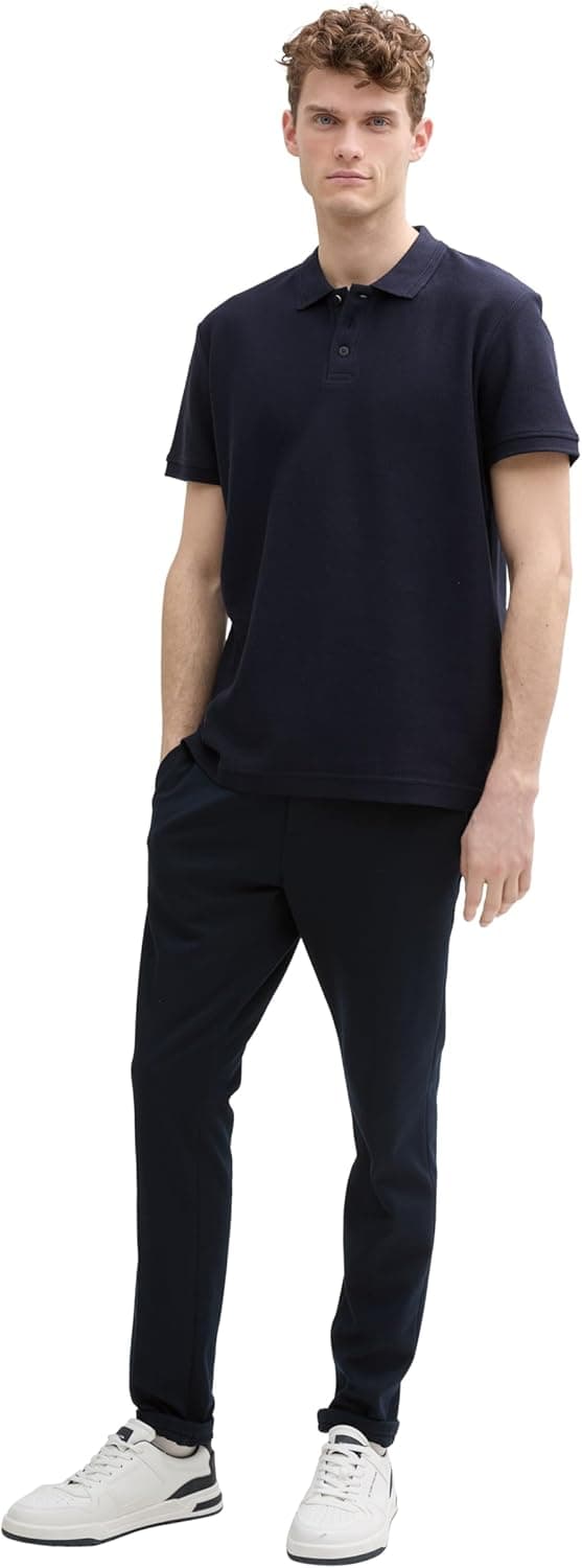 Detalle de Polo uomo TOM TAILOR 1045708 in cotone a tinta unita