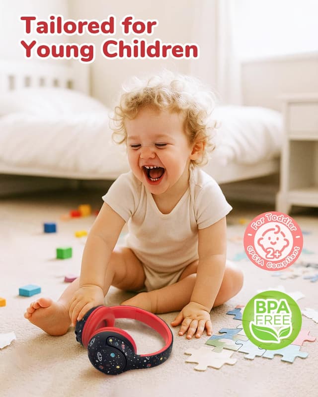 Detalle de iClever Kinderkopfhörer 74 Std.