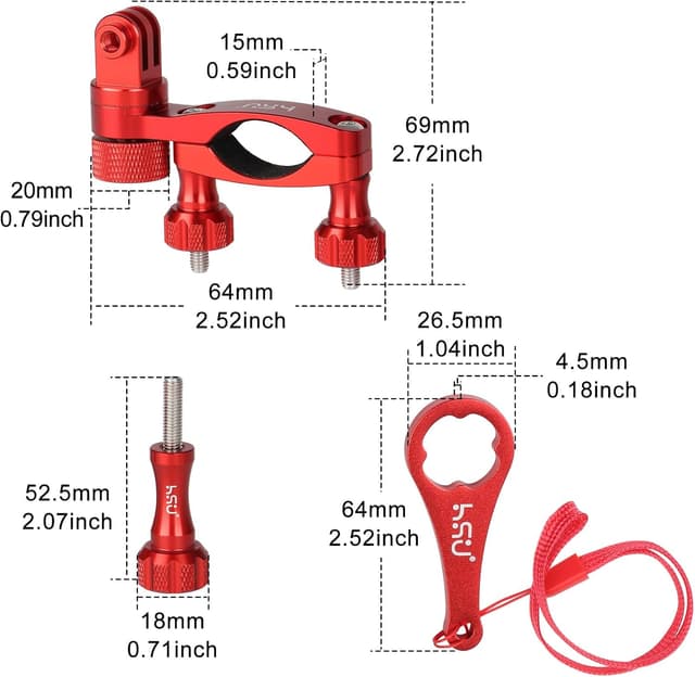 Thumbnail 6 de HSU Lenkerhalterung GoPro 15–30 mm 📷