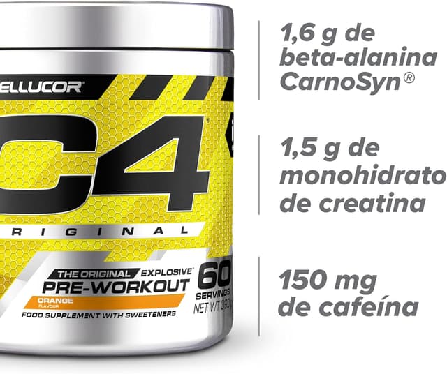 Detalle de C4 Original Pre Workout Powder 60 servicios 💊