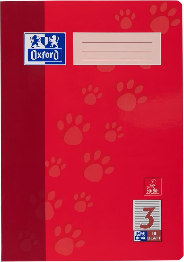 Thumbnail 2 de Oxford Schulheft A4 Lineatur 3 16 Blatt 15 Stück
