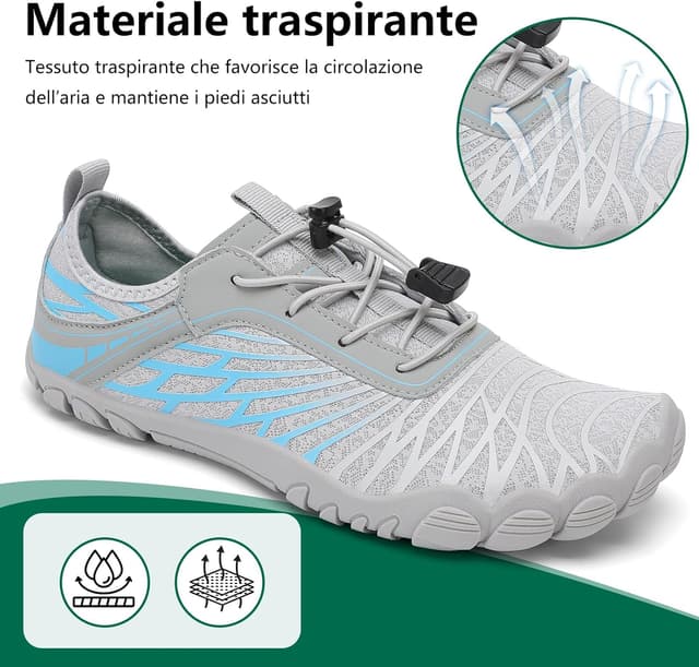 Thumbnail 6 de SAGUARO Scarpe Barefoot minimaliste da donna pieghevoli e ad asciugatura rapida (35-43 EU)