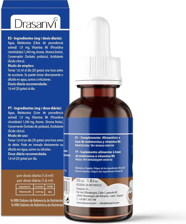 Thumbnail 5 de DRASANVI Melatonina Pura 1,9 mg 50 ml