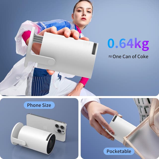 Thumbnail 6 de Yoton Y4 Mini Projector 200 ANSI Lumens 📽