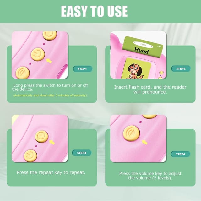 Thumbnail 5 de Talking Flash Cards 224-word educational toy