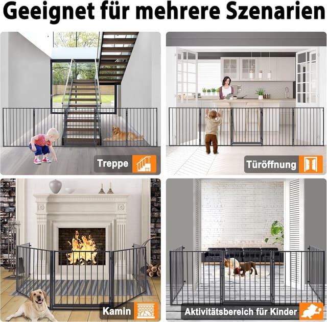 Thumbnail 6 de QEENTOE Kaminschutzgitter 305 cm 🚪