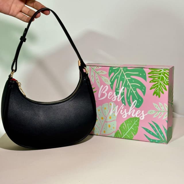 Detalle de Barabum Retro Classic Hobo Clutch Shoulder Tote with Zipper Closure for Women