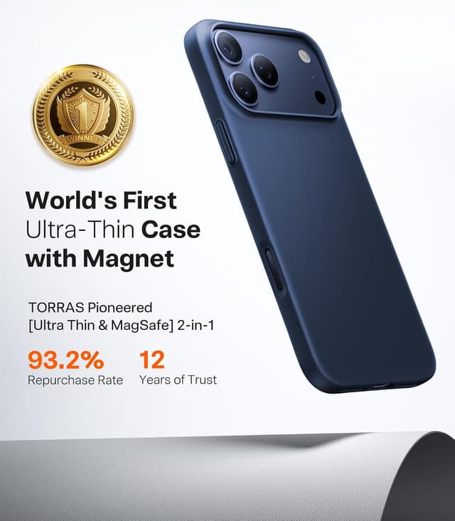 Thumbnail 4 de TORRAS Magnetic Slim Fit iPhone 17 Pro 6.3" case