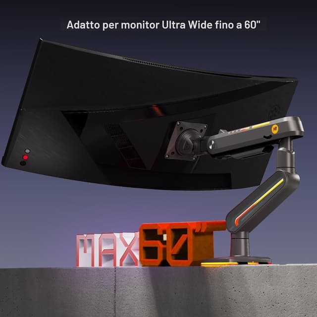 Detalle 2 de NB ERGONOMIC Supporto per monitor 60 pollici