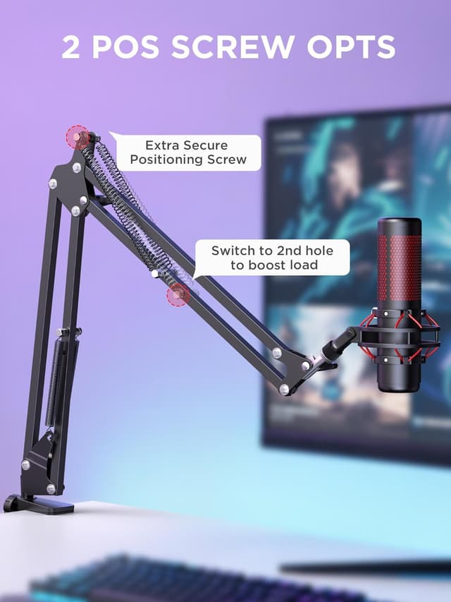 Thumbnail 6 de InnoGear Boom Arm Microphone Stand for Mic