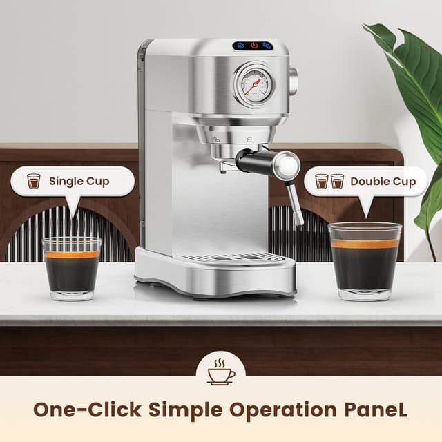 Thumbnail 5 de Espresso Machine 20 Bar 34oz