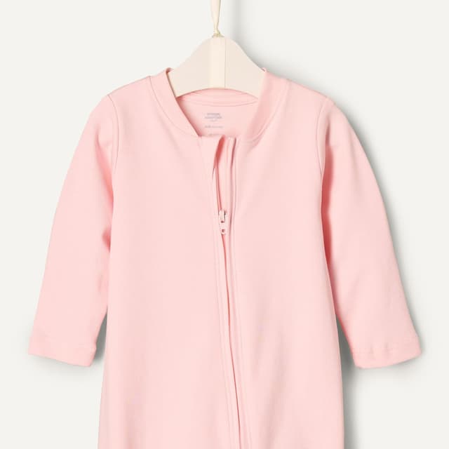 Detalle de Grenouillère bébé Amazon Essentials x Sofia Grainge, lot de 2 avec pieds en coton (2 pièces)