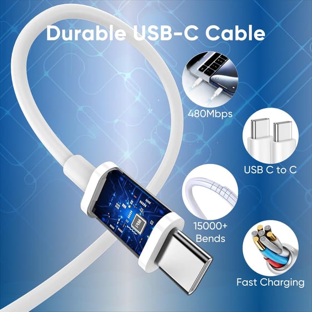 Thumbnail 6 de Apple iPhone 17 30W Fast Charger with 10ft USB‑C Cable
