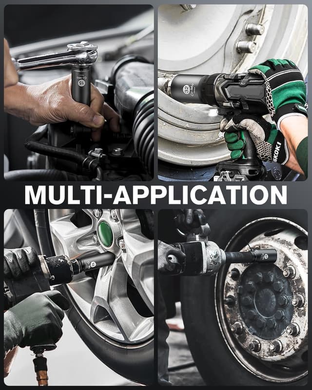 Thumbnail 6 de Ginour Impact Socket Set 1/2 inch 17pc