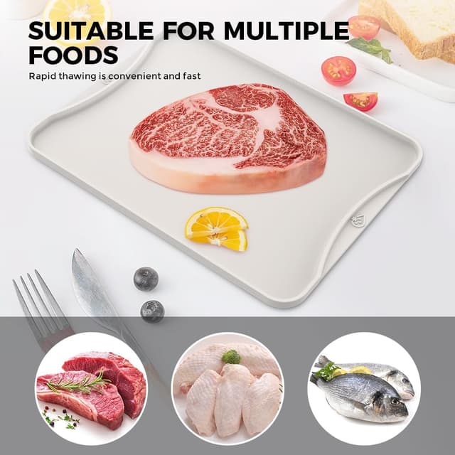 Thumbnail 4 de Aluminum Alloy Defrosting Tray Rapid Thawing Plate 🍽