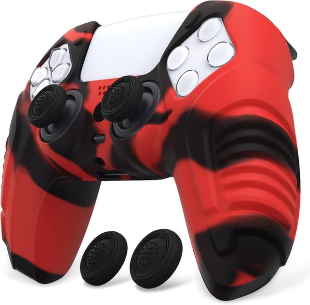 Detalle de PlayVital PS5 protective case 1 pair grips