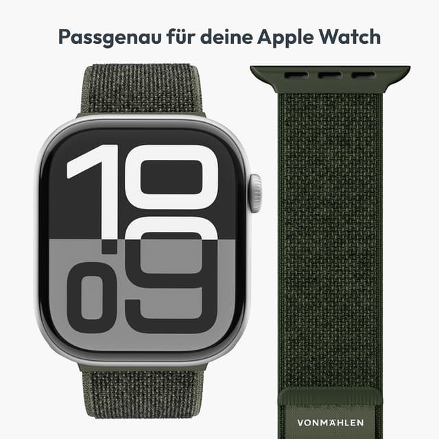 Thumbnail 4 de VONMÄHLEN Fitness Loop 2 Sportarmband für Apple Watch – robustes Nylongewebe, stufenlos verstellbar