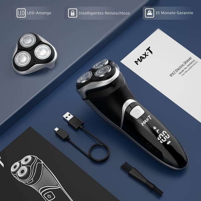 Thumbnail 6 de MAX-T Upgraded 3D ProSkin Rasierer elektrischer für Herren