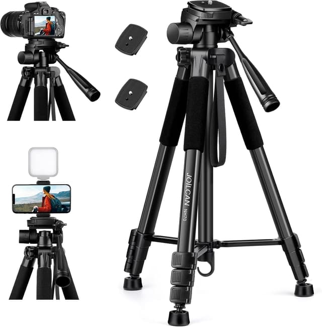 Detalle de JOILCAN Aluminium Camera Tripod 65 inch