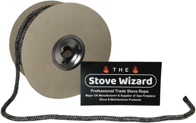 Thumbnail 6 de The Stove Wizard Black Stove Rope Kit (10mm x 3.5m) with Super Seal Adhesive & Flue Sealing Tape