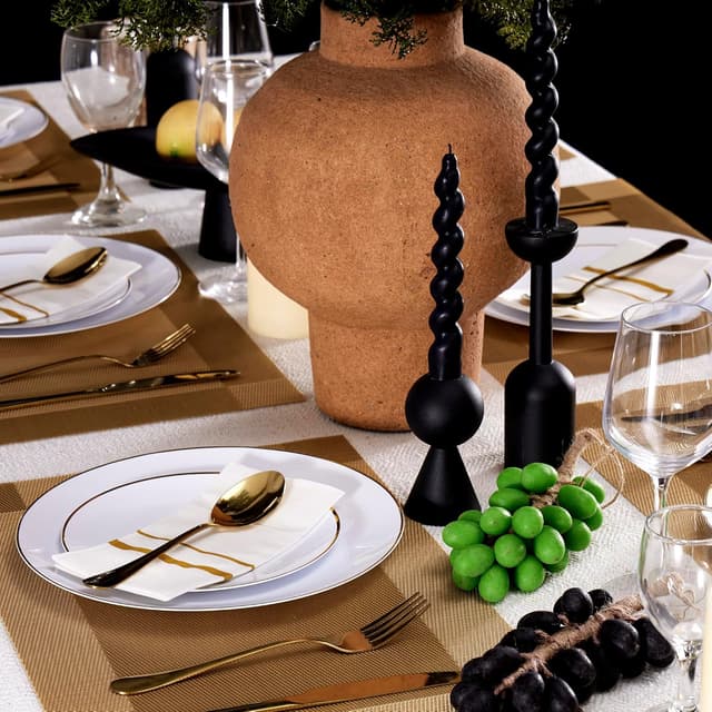 Thumbnail 5 de VANHEON 50 Pack Linen Napkins with Pocket