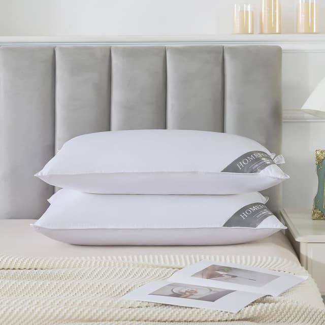 Detalle de HOMEFOUCS down and feather pillows 58 x 74 cm