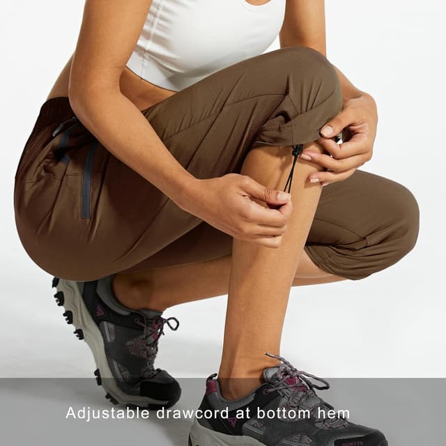 Detalle 2 de Pantalon de randonnée femme Libin ultra-léger à séchage rapide, imperméable et poches zippées