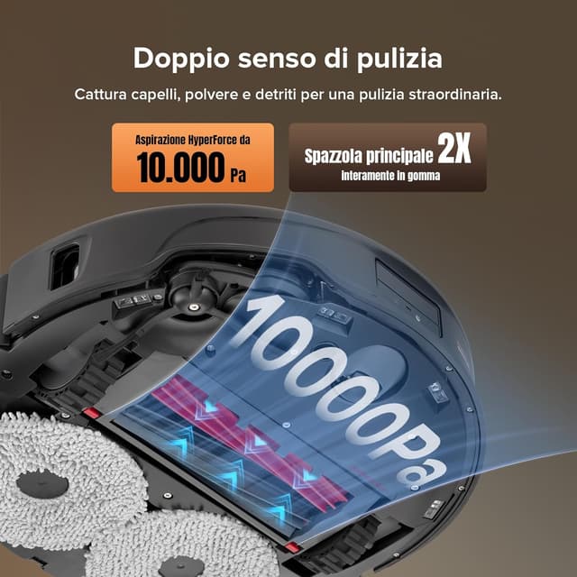 Thumbnail 3 de roborock Qrevo Master 10.000 Pa Robot aspirapolvere