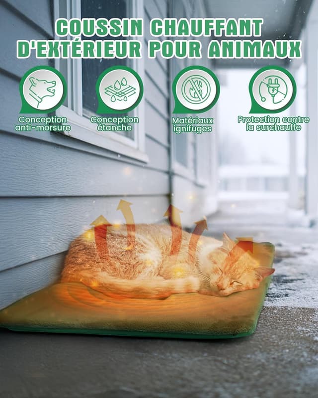 Thumbnail 5 de petnf Coussin Chauffant 40x50 cm pour chien et chat